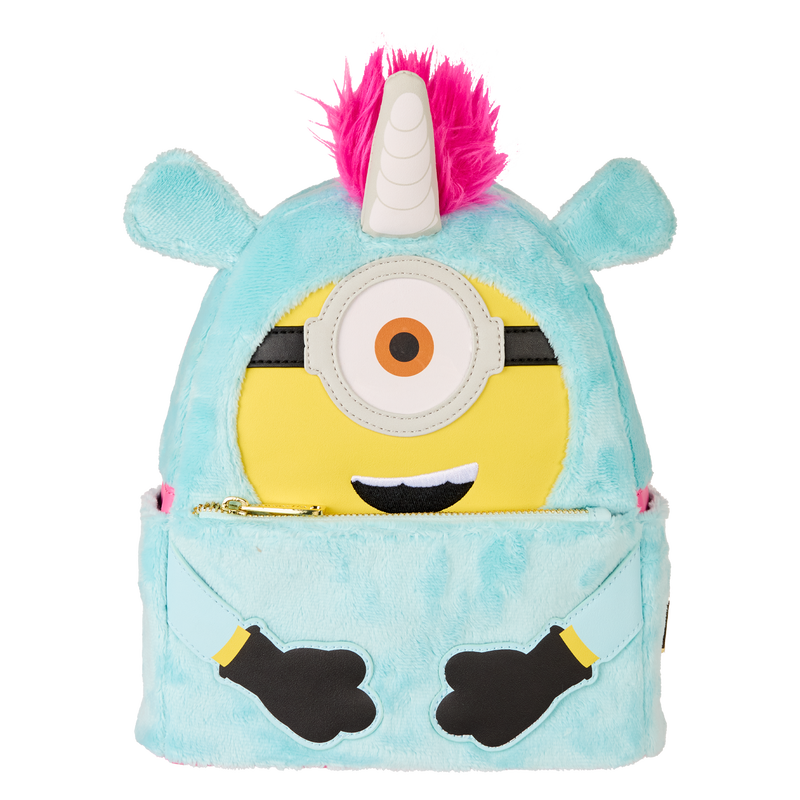 Minions Fluffy Unicorn Exclusive Costume Plush Mini Backpack
